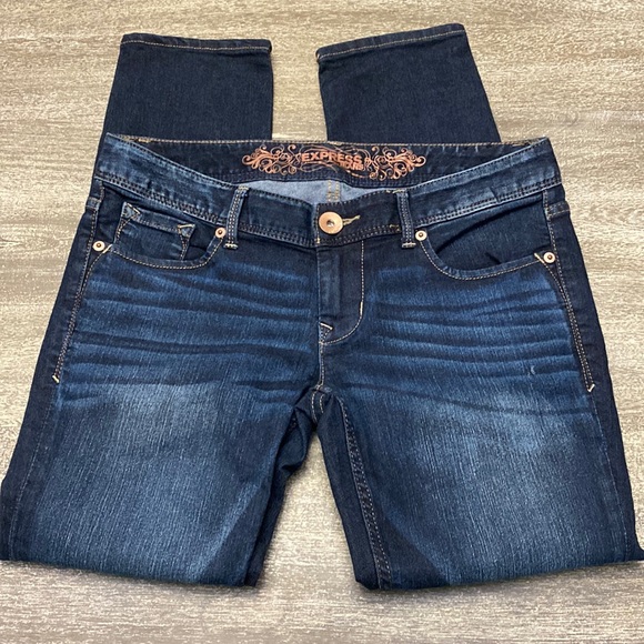 Express Zelda cropped legging slim fit ultra-low rise - Picture 3 of 7